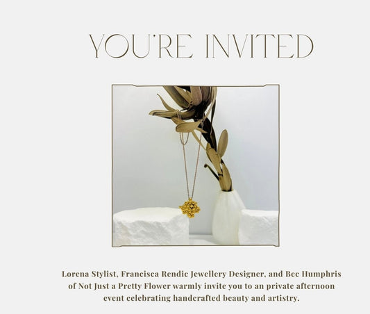 crowded in style luxury event, showcase handmade jewellery bronte sydney