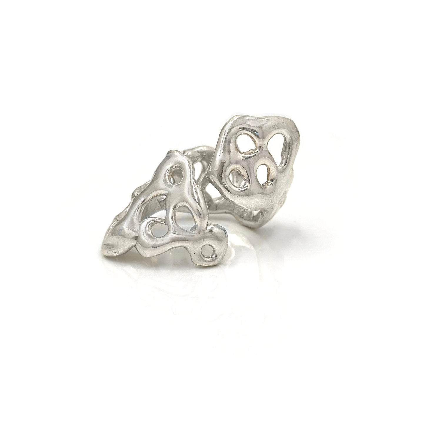 glimpse ring Sterling silver made by Francisca Rendic FR Art Jewellery Sydney Australia