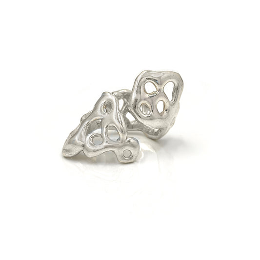 glimpse ring Sterling silver made by Francisca Rendic FR Art Jewellery Sydney Australia