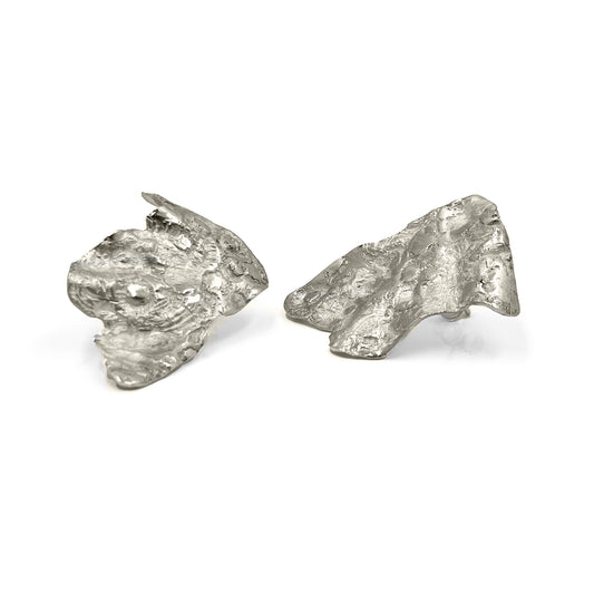 Tidal Imprint Sterling silver Earrings